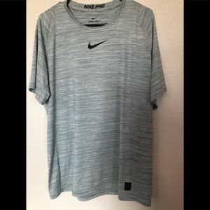 Mens Grey Nike Pro Training Shirt size XL